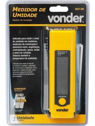 Medidor Umidade MUV200 Vonder Medidor Umidade MUV200 Vonder