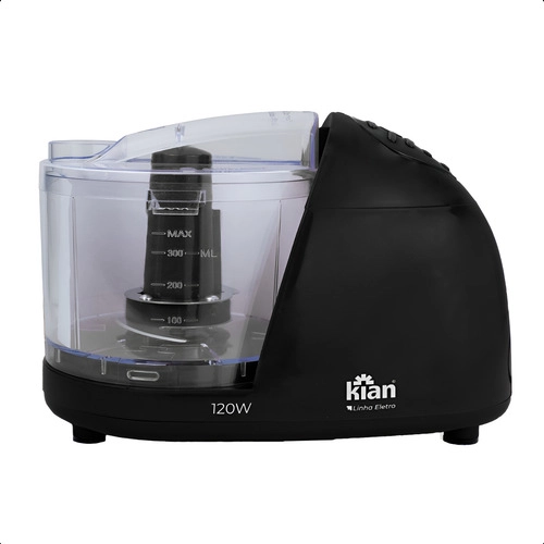 Mini Processador De Alimentos 120W Preto 127V Kian Mini Processador De Alimentos 120W Preto 127V Kian