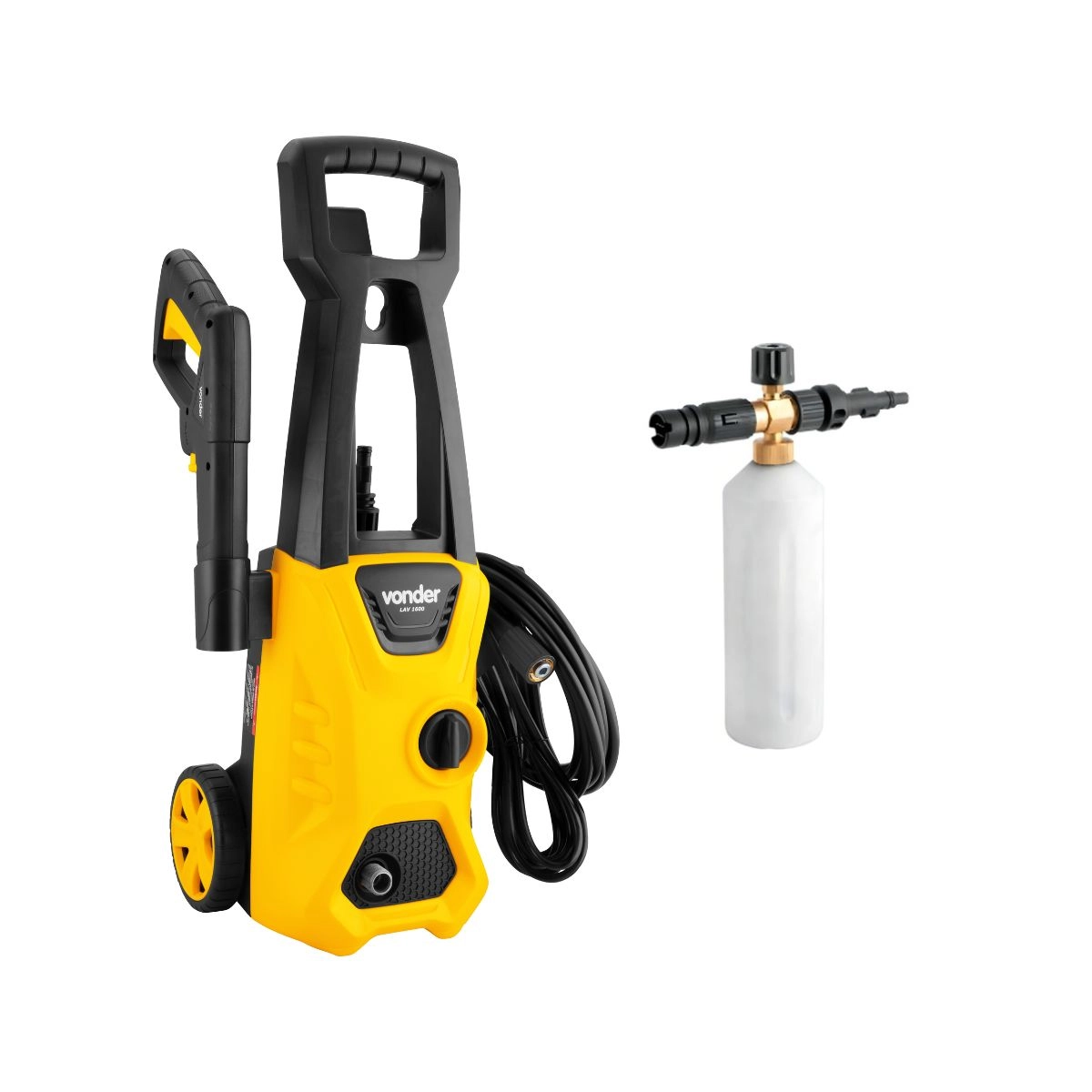 Lavadora de alta pressão LAV1600+ Snowfoam 750ml VONDER