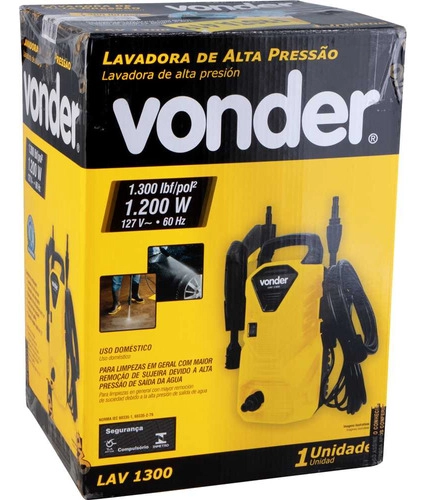 Lavadora de alta pressão LAV1300 VONDER Lavadora de alta pressão LAV1300 VONDER