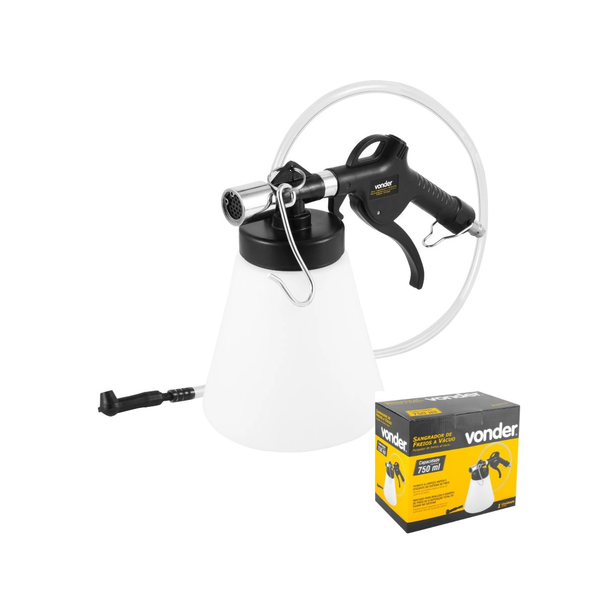 Sangrador de freios a vácuo 750ml VONDER 
