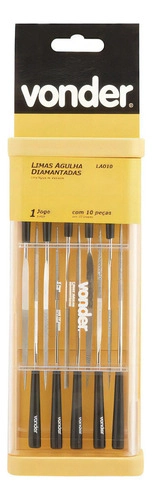 Jogo de limas diamantadas LA010 VONDER 