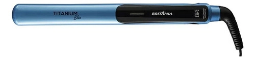 Chapinha/Prancha Britânia Titanium Blue Bivolt