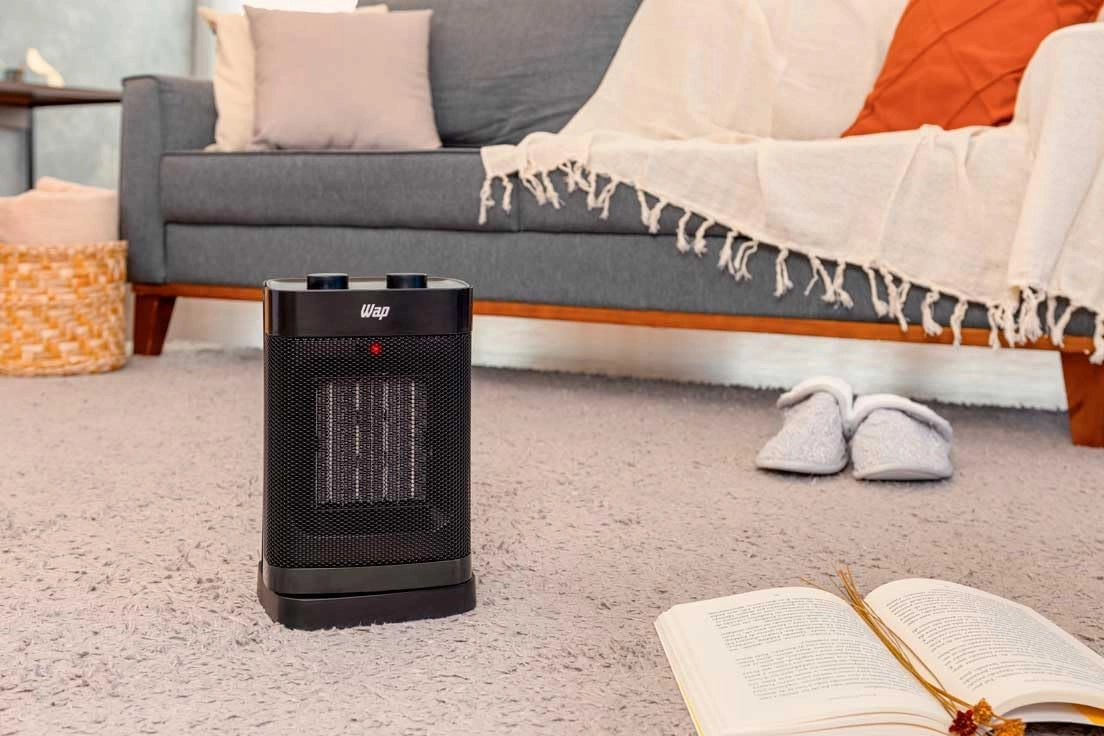 Aquecedor de Ar Elétrico Portátil Air Heat Ceramic Wap
