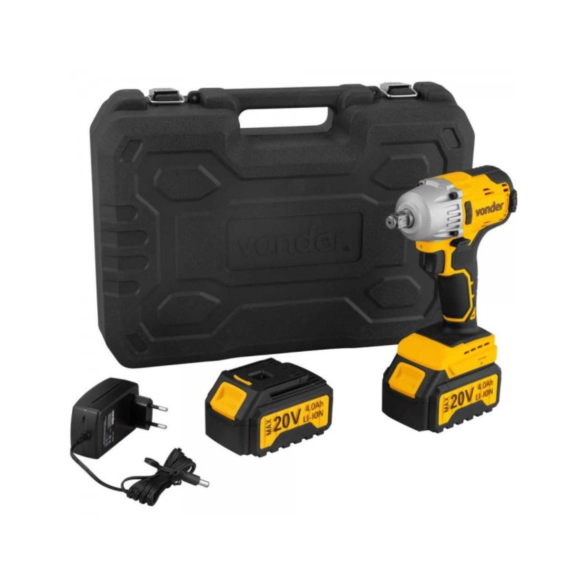 Chave de impacto com encaixe de 1/2" Bivolt CIV200B VONDER  Chave de impacto com encaixe de 1/2" Bivolt CIV200B VONDER