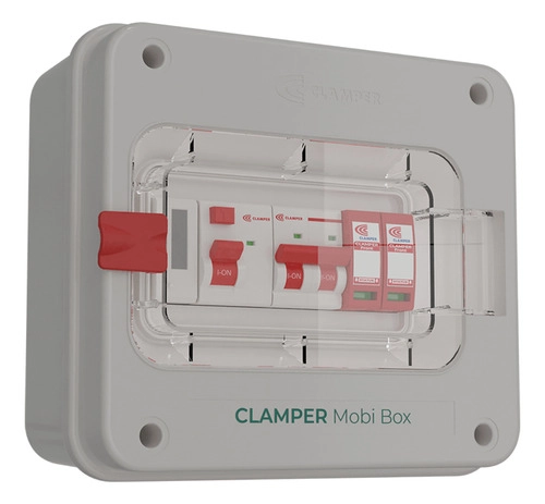 Quadro de Proteção Carregador Veícular 8KW 32A CLAMPER 220V