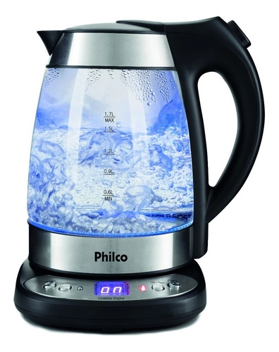 Chaleira Elétrica Digital Glass PCHD 1,7L 220v Philco