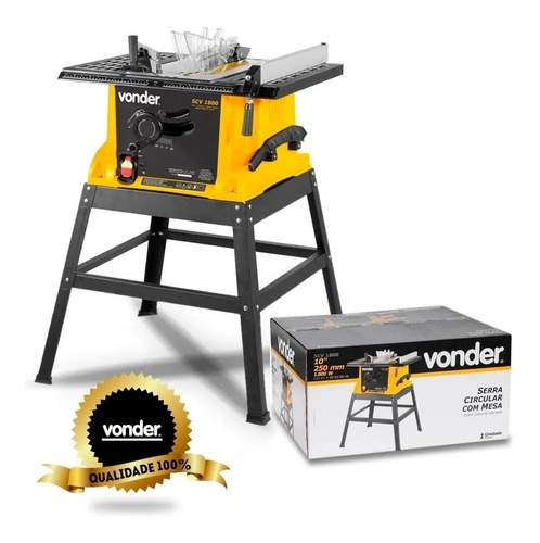 Serra circular com base 10" 1800W 110V SCV1800 VONDER