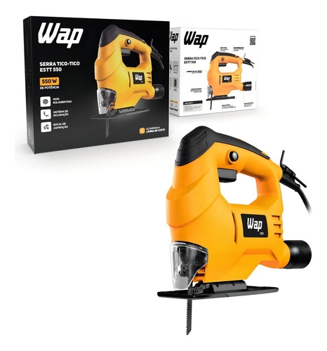 Serra Tico Tico ESTT 550 Botão Trava e Acessórios WAP