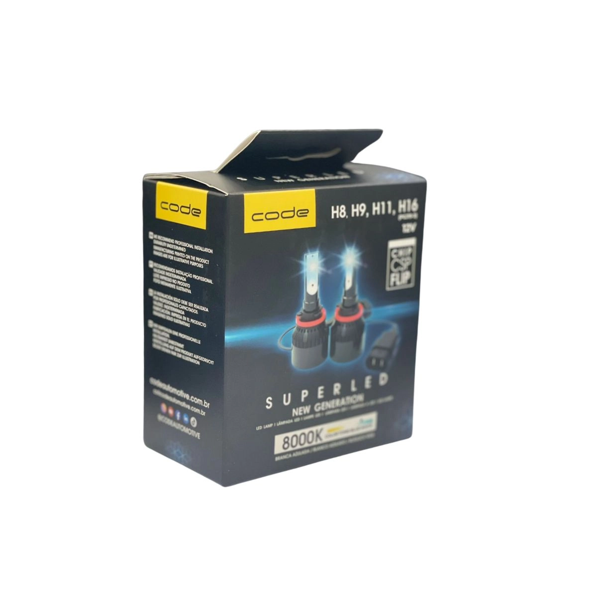 Lâmpadas Automotiva H8,H9,H11,H16 PGJ193 2un Code by Techone Lâmpadas Automotiva H8,H9,H11,H16 PGJ193 2un Code by Techone