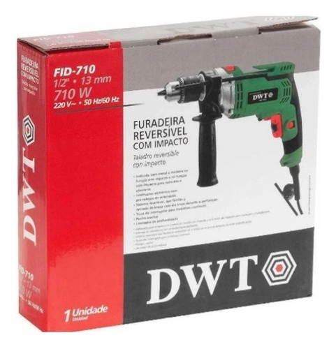 Furadeira com impacto 1/2 FID710N DWT Furadeira com impacto 1/2 FID710N DWT