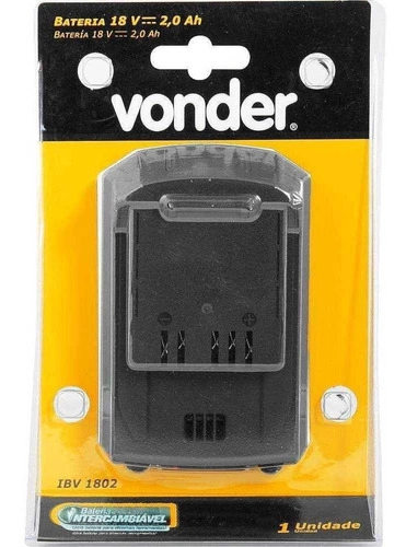 Bateria Intercambiável 18v 2.0A IBV1802 Vonder Bateria Intercambiável 18v 2.0A IBV1802 Vonder