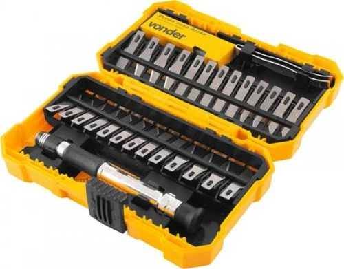 Jogo de facas de precisão com 29 peças Vonder