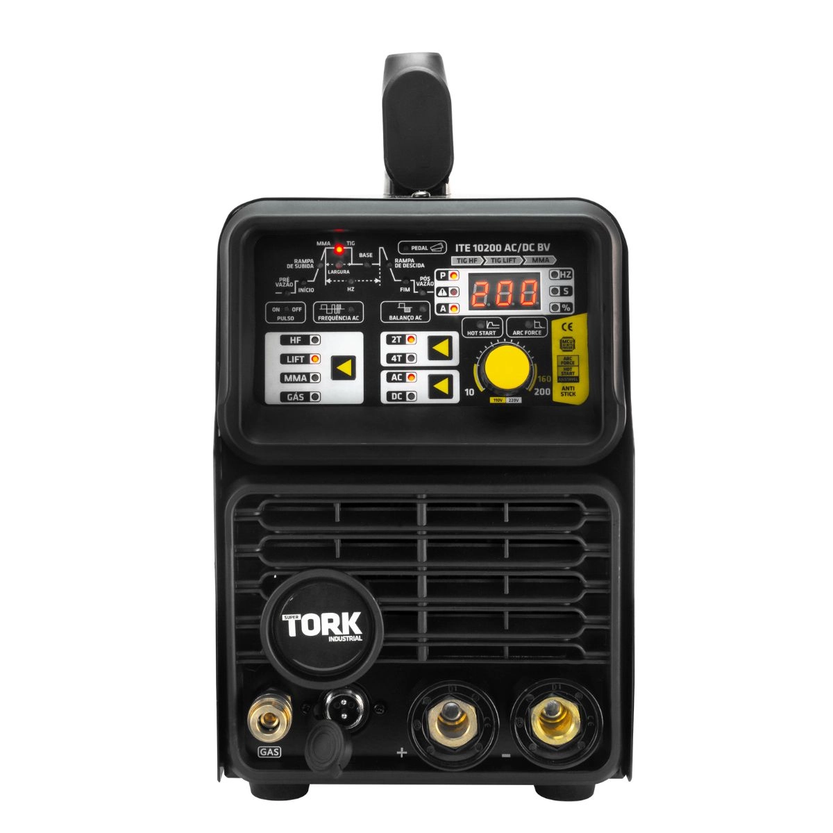 Maquina de Solda TORK Touch 200 AC/DC MMA TIGHF TIGLIFT BV