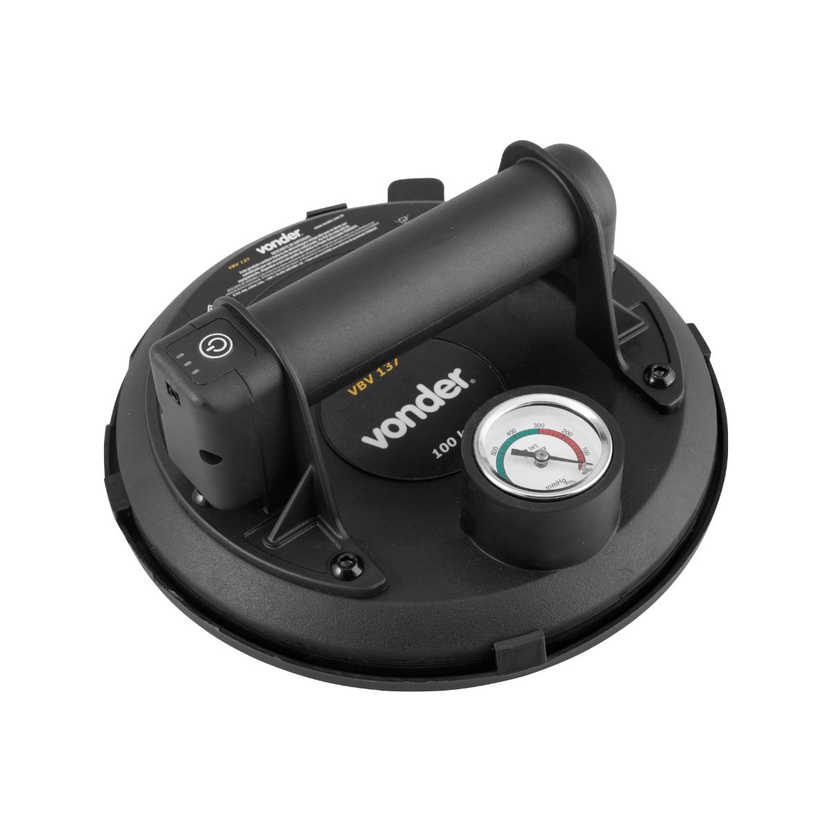 Ventosa com bomba de vácuo a bateria 203mm VBV137 VONDER 