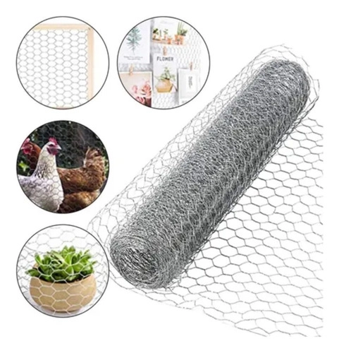 Tela Galvanizada Galinheiro Horta 1,50x50mts Fio 23 Vonder Tela Galvanizada Galinheiro Horta 1,50x50mts Fio 23 Vonder
