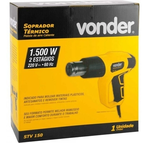 Soprador Térmico Vonder STV150 1500W Soprador Térmico Vonder STV150 1500W
