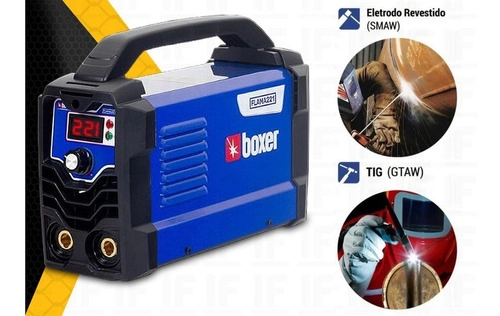 Maquina Inversor Solda Boxer FLAMA221 Sem Máscara - 220v