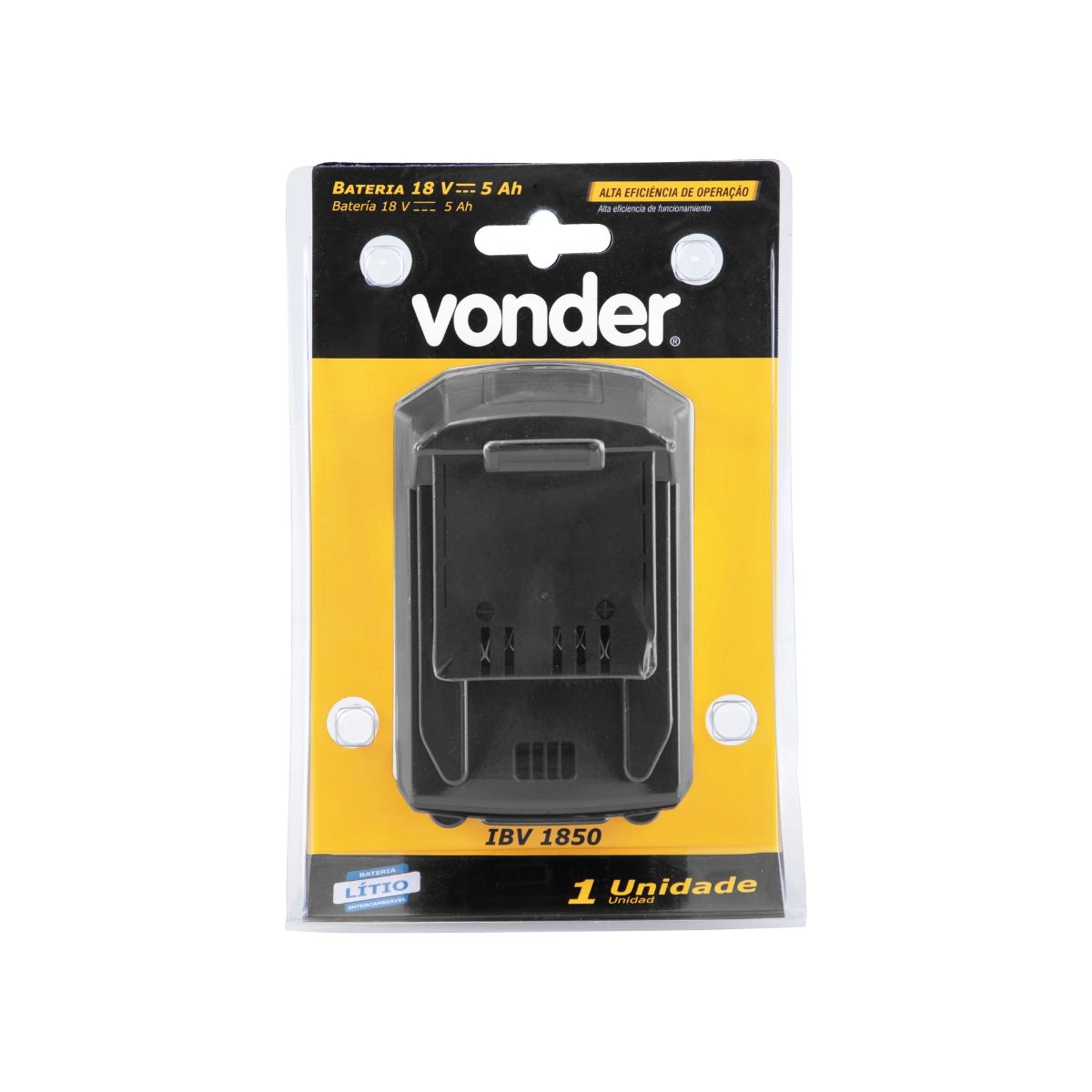 Bateria Intercambiável 18v 5.0A IBV1850 Vonder Bateria Intercambiável 18v 5.0A IBV1850 Vonder