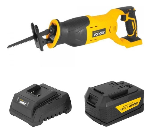 Kit Vonder - 01Serra Sabre 18V ISSV1822 + 01 Bateria 4Ah IBV1804 + 01 Carregador ICBV1805