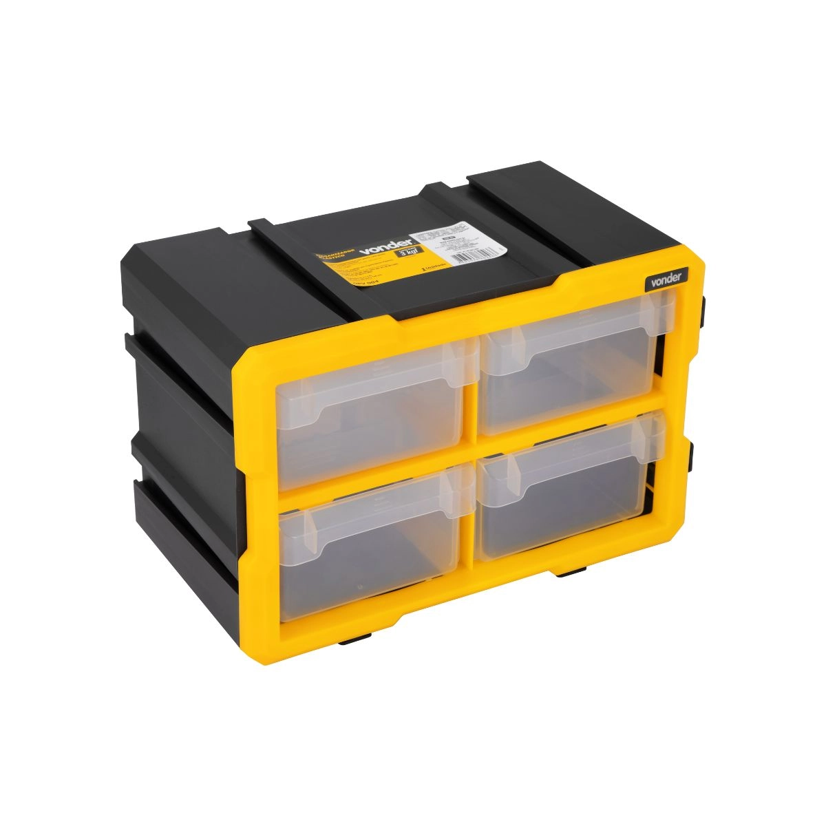 Organizador plástico tipo gaveta OPV004 VONDER Organizador plástico tipo gaveta OPV004 VONDER