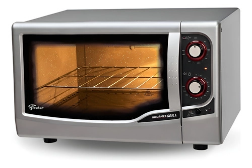 Forno Elétrico Bancada Gourmet Grill Prata 44L Fischer