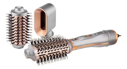Escova Secadora PES19SG 1300w 3 Acessórios Philco Bivolt 