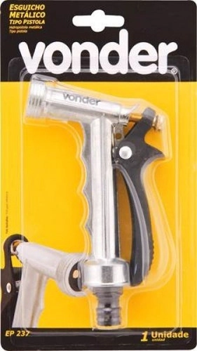 Esguicho metálico para jardim tipo pistola EP237 Vonder