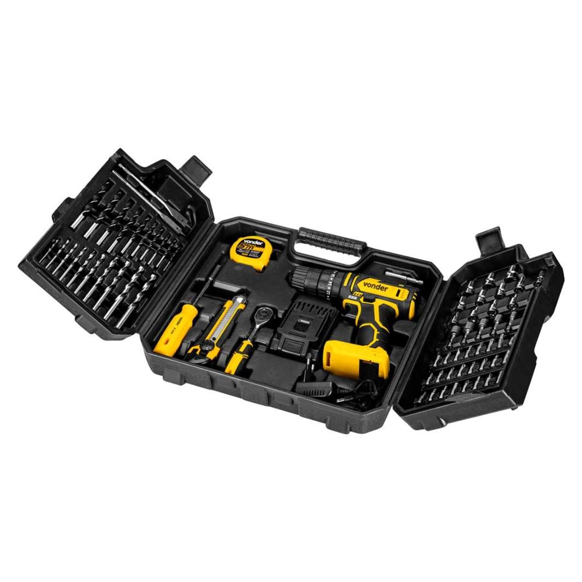 Parafusadeira/furadeira c/impacto 20V 78pçs PFV078 VONDER Parafusadeira/furadeira c/impacto 20V 78pçs PFV078 VONDER