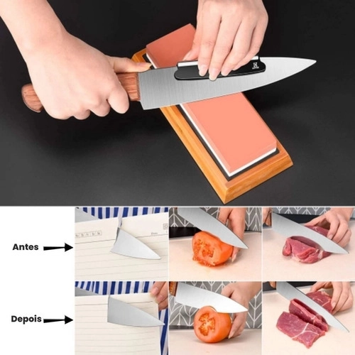 Pedra para afiar 6"dupla face retangular VONDER PLUS Pedra para afiar 6"dupla face retangular VONDER PLUS