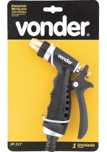 Esguicho Metálico Para Jardim Tipo Pistola EP217 Vonder