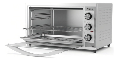 Forno Elétrico Branco 50l Dupla Resistência Pfe52b Philco Forno Elétrico Branco 50l Dupla Resistência Pfe52b Philco