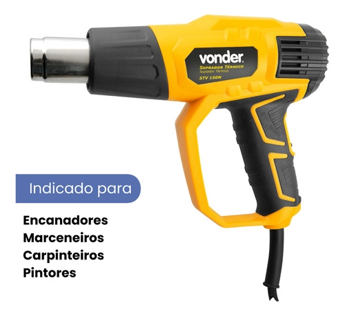 Soprador Térmico Vonder STV150 1500W Soprador Térmico Vonder STV150 1500W