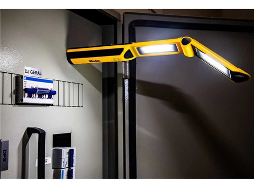 Lanterna recarregável de inspeção articulada LED COB LR500 VONDER