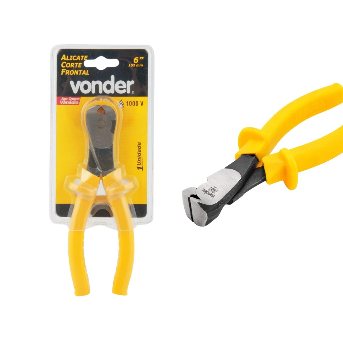 Kit 6 Alicates Manuais com isolação até 1000V VONDER