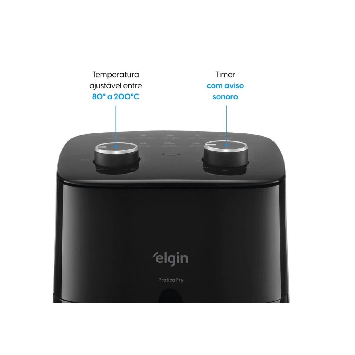 Fritadeira Air Fryer Pratica Fry 3,7L 1400W ELGIN Fritadeira Air Fryer Pratica Fry 3,7L 1400W ELGIN
