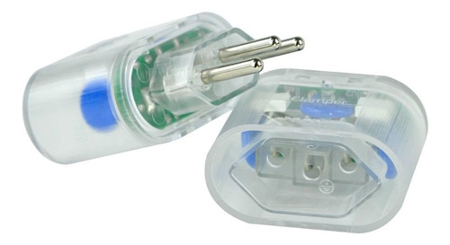 Dispositivo de Proteção Contra Surtos Elétricos (DPS) iClamper Pocket 10A 3 Pinos Transparente Dispositivo de Proteção Contra Surtos Elétricos (DPS) iClamper Pocket 10A 3 Pinos Transparente