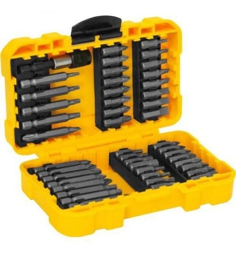 Jogo de bits/ponteiras com 46 peças encaixe sextavado de 1/4" VONDER