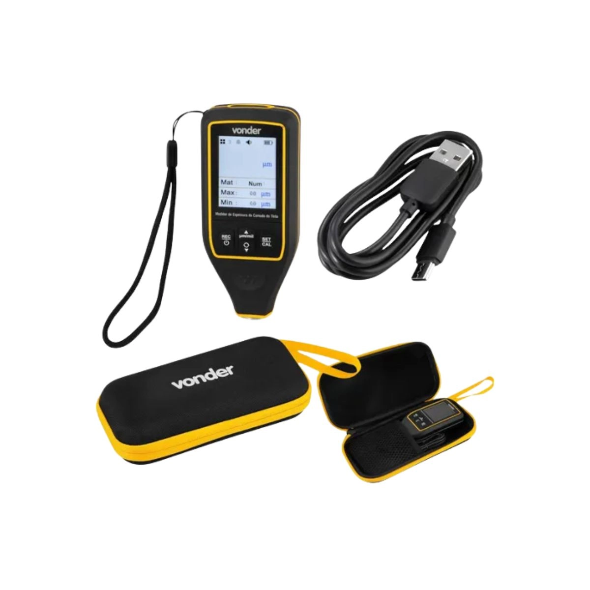 Medidor de espessura de camada de tinta VONDER Medidor de espessura de camada de tinta VONDER