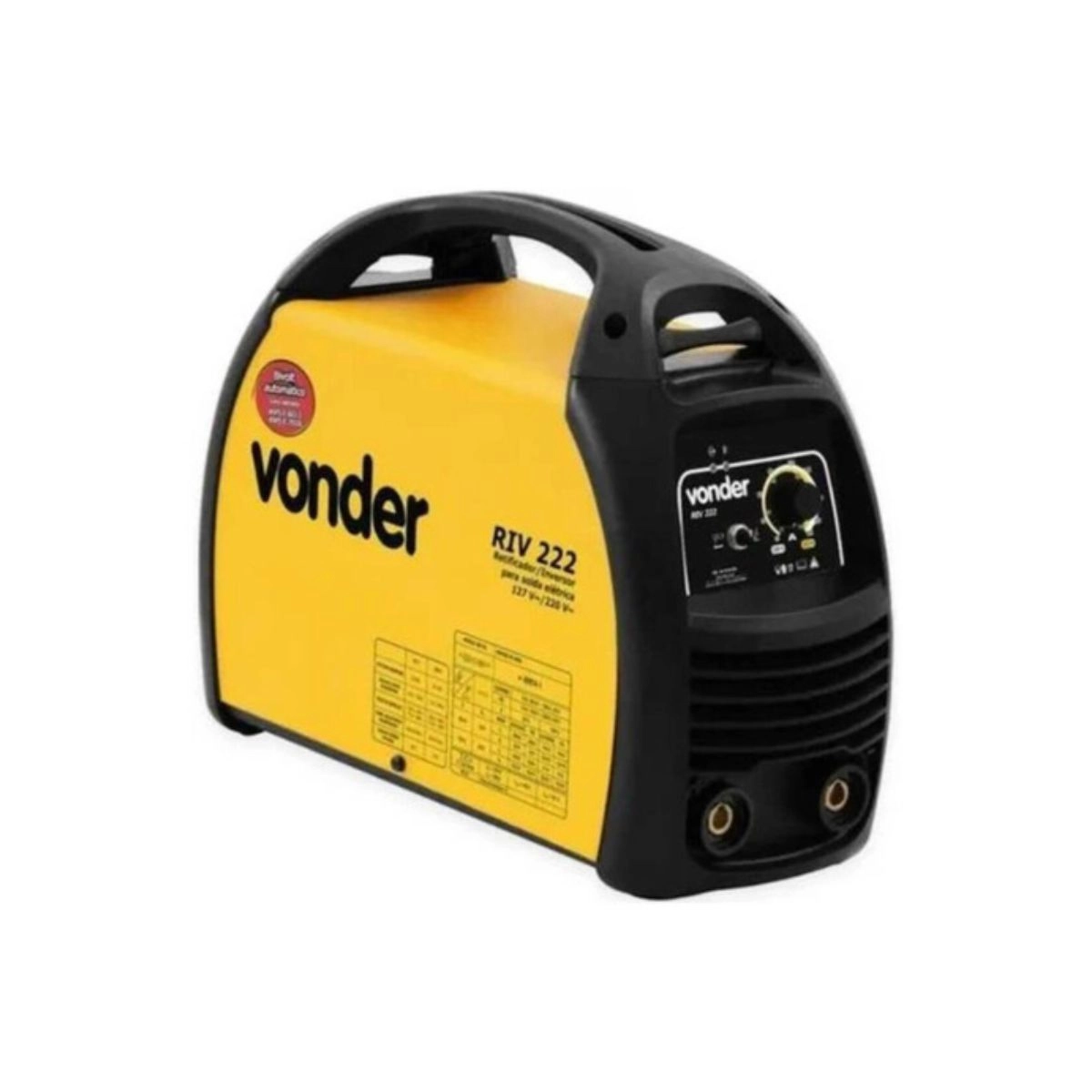 Maquina Inversora Solda RIV222 Bivolt + 2 Esquadros VONDER