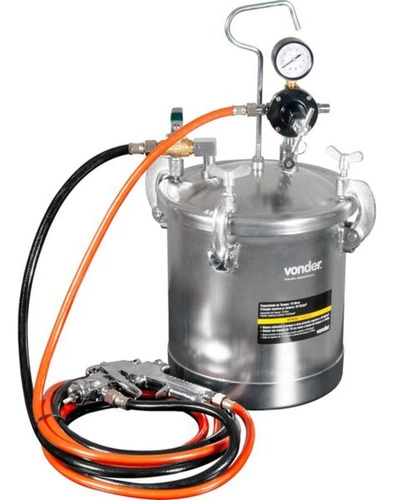 Tanque de pressão com pistola para pintura 10 litros VONDER 