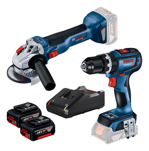 Kit Parafusadeira/Esmerilhadeira GSB185LI bateria 18V BOSCH