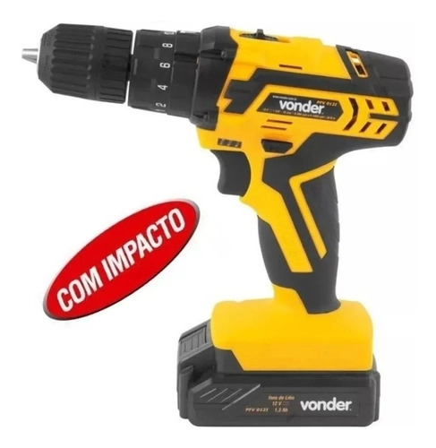 Parafusadeira/Furadeira c/ Impacto Vonder PFV012I Bivolt Parafusadeira/Furadeira c/ Impacto Vonder PFV012I Bivolt