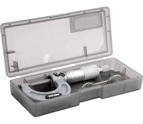 Micrômetro externo 0 mm a 25 mm graduação 0,01 mm MC025 VONDER