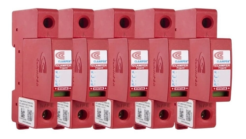 Kit 5 Dispositivo de Proteção Contra Surtos Elétricos (DPS) Clamper 15KA 275V