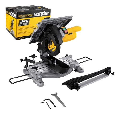 Serra de esquadria e Serra circular de bancada 2 em 1 220V SEB1200 VONDER