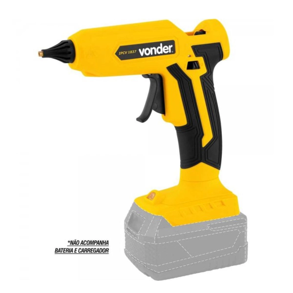 Pistola de cola quente bateria18V IPCV1837 VONDER