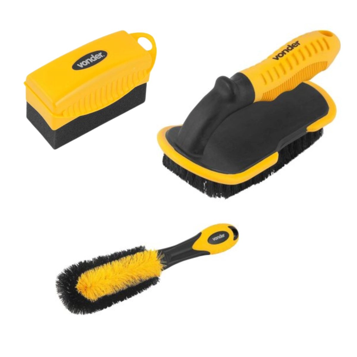 Kit para limpeza automotiva com 10 peças VONDER Kit para limpeza automotiva com 10 peças VONDER
