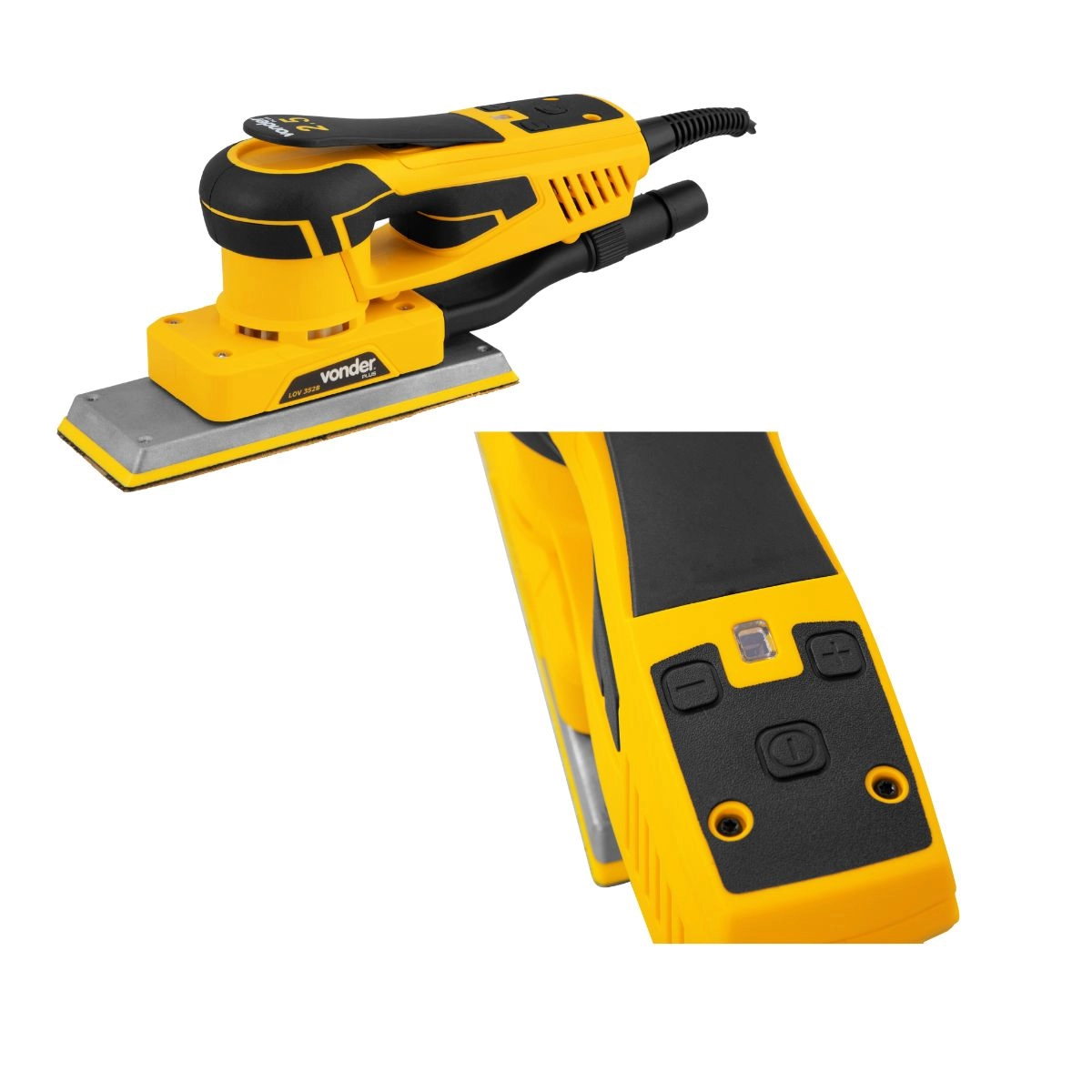 Lixadeira orbital 2.5 motor brushless 350W LOV352B VONDER