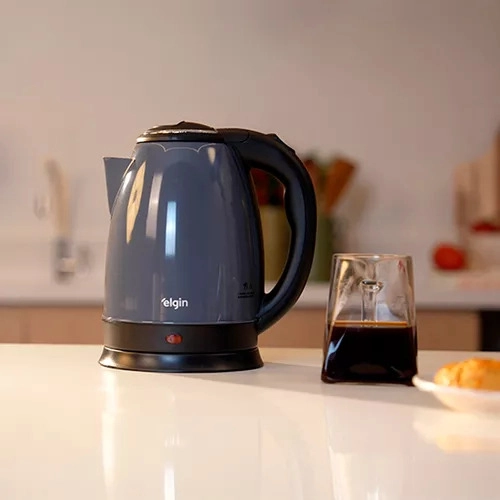 Chaleira Elétrica Inox Lunar Cinza 1,8L ELGIN 220V